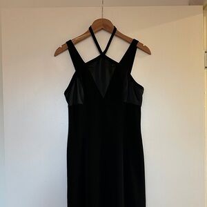Vintage Adrianna Papell Black Evening Dress